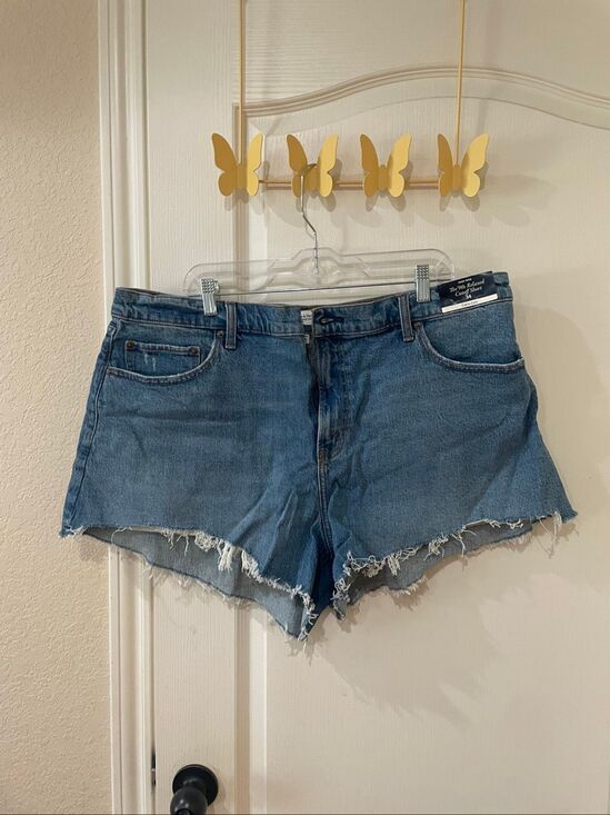 Abercrombie & Fitch Pants - Abercrombie and Fitch 90s cutoff high rise denim shorts plus size 34